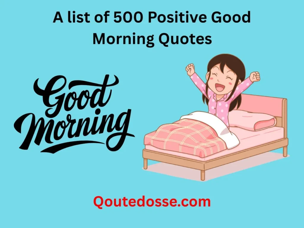 Positive Good Morning Quotes