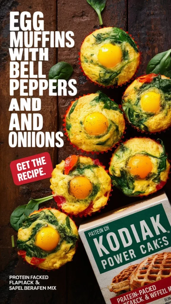 Egg Muffins with Bell Peppers and Onions