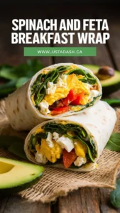 Read more about the article Spinach and Feta Breakfast Wrap