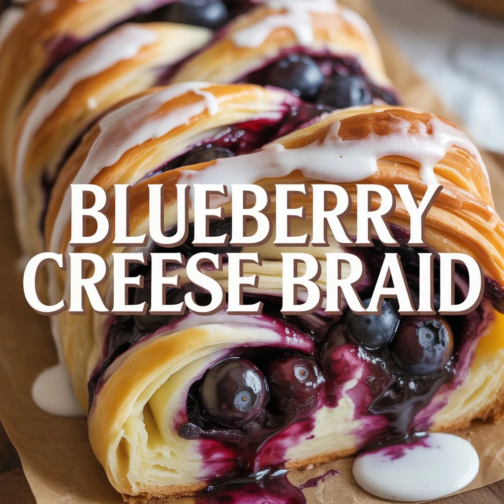 Irresistible Blueberry Cream Cheese Pastry Braid (Flaky, Creamy & Bakery-Style)