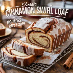 Read more about the article Irresistible Cinnamon Swirl Quick Bread (Soft, Cozy & Bakery-Style)
