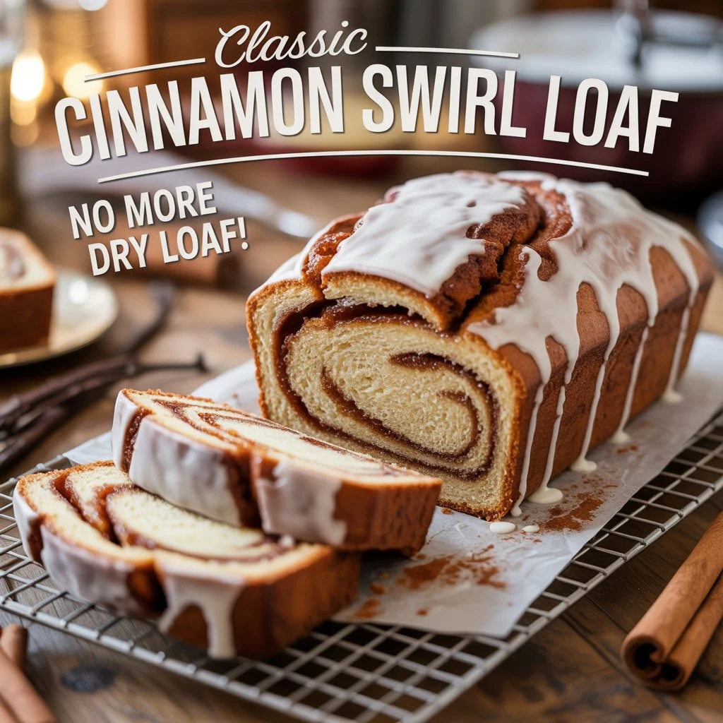 Irresistible Cinnamon Swirl Quick Bread (Soft, Cozy & Bakery-Style)
