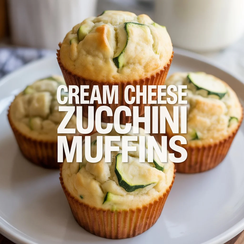 Read more about the article Irresistible Cream Cheese Zucchini Muffins (Ultra-Moist & Bakery-Style)